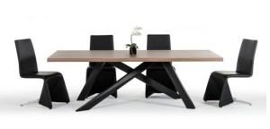 VIG Furniture Modrest Vanguard Modern Walnut and Wenge Small Dining Table